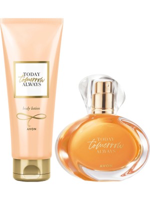Avon Tta Tomorrow Kadın Parfüm 50 ml EDP ve 125 ml Vücut Losyonu Lüks Hediye Seti