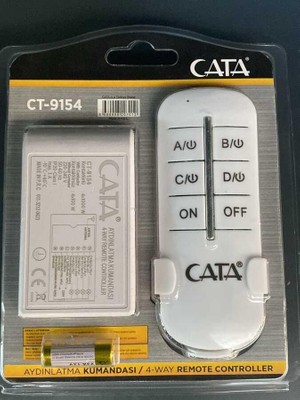 CATA 4'lü Aydınlatma Kumandası Kablosuz Teknoloji ile 4x1000W Beyaz