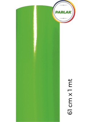 Parlak Yeşil Kendinden Yapışkanlı Kaplama Folyosu 61 CM X 1 MT