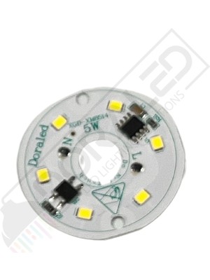 Dora Led 220 Volt 5 Watt Smd 5630 Ledli Led Modül Beyaz 10mm Delik Çaplı 220V 5W Avize Ledi 40mm(3 Adet)