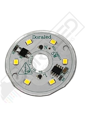 Dora Led 220 Volt 5 Watt Smd 5630 Ledli Led Modül Beyaz 10mm Delik Çaplı 220V 5W Avize Ledi 40mm(3 Adet)