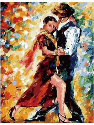 I Am Art Tango Aşkı Kasnaklı Sayılarla Boyama Seti