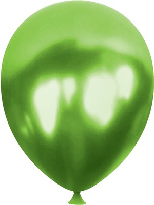 Kikajoy Eko Yeşil Metalik Balon 10" 100'LÜ