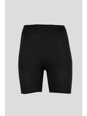 Ceylanoğlu 4'lü Bayan Likralı Katlamalı TAYT-282 Siyah