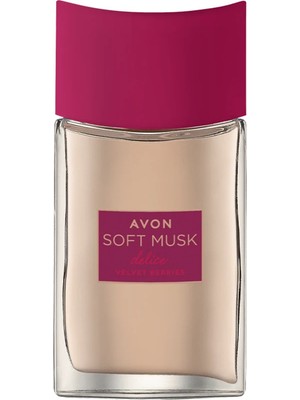 Kadınlar İçin Avon Soft Musk Delice Velvet Berries EDT 50 ml Meyveli Koku ve Şık Tasarım