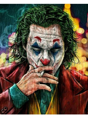 I Am Art Yeşil Saçlı Joker Kasnaklı Sayılarla Boyama Seti