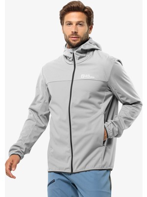 Jack Wolfskin Feldberg Hood Erkek Gri Ceket 1306923-6709