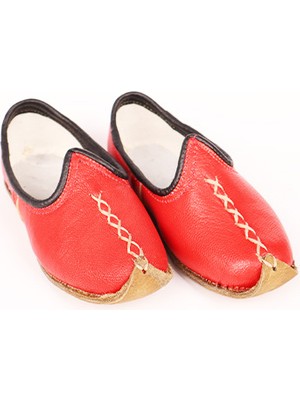 Ertayderi Çocuklar Için El Yapımı Deri Yöresel Yemeni Çarıklar