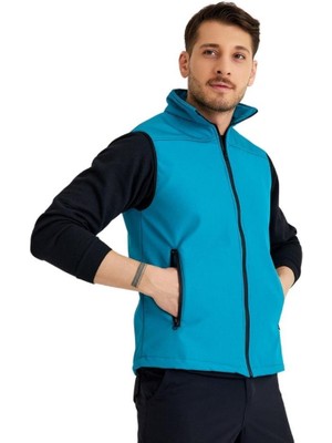 Şensel Şensel, Softshell Yelek, Turkuaz 118E2209 Antistatik-Su Itici