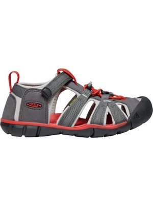 Keen Seacamp II CNX Çocuk Sandalet Gri/Kırmızı