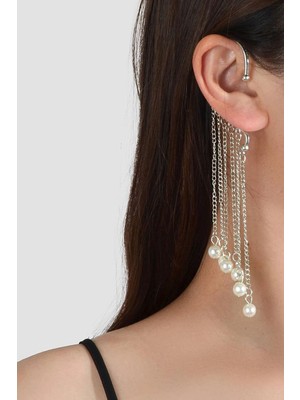 New Obsessions Inci Sallantılı Ear-Cuff Kıkırdak Küpe Kulak Aksesuarı