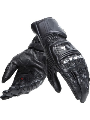 Dainese Druid 4 Black Charcoal Gray Deri Eldiven