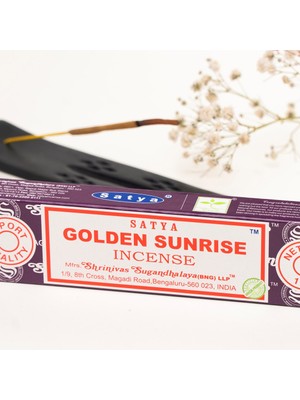 Satya Golden Sunrise Aromalı El Yapımı Masala Çubuk Tütsü