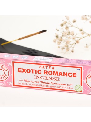 Satya Exotic Romance Aromalı El Yapımı Masala Çubuk Tütsü