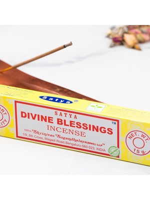 Satya Divine Blessings Aromalı El Yapımı Masala Çubuk Tütsü