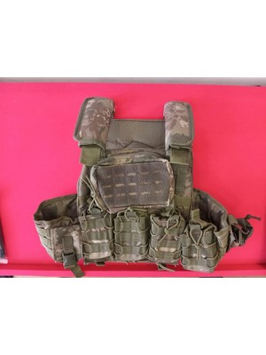 Halbart 1. Kalite Balistik Plakalı Yivli Tüfek Kurşun Geçirmez Çelik Yelek 4A