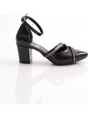 Dgn Dg K644 Kadın Taş Süslemeli Bilekten Bağlamali Topuklu Ayakkabi