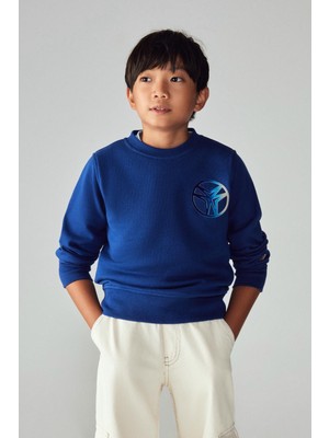 Swatsky Erkek Çocuk Saks Sweatshirt 23FW0SW1581
