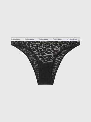 Calvin Klein Kadın Marka Logolu Elastik Bantlı Günlük Kullanıma Uygun Siyah Külot 000QD5233E-UB1