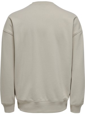 Only & Sons O Yaka Taş Erkek Sweatshırt Onslawson Lıfe Vıntage Crew Neck Sw