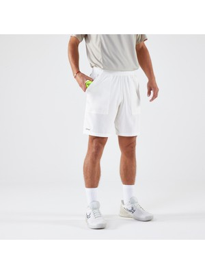 Artengo Erkek Tenis Şortu - Beyaz - Artengo Dry