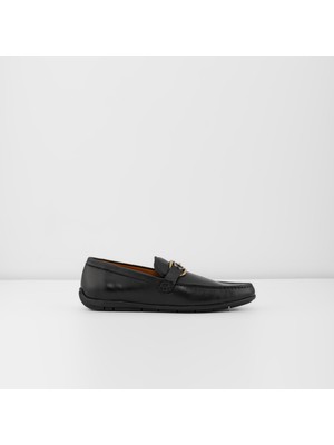 ALDO Haan-Tr Erkek Oxford&Loafer Ayakkabı Gerçek Deri Siyah 2 cm Tabanlı Şık Tasarım