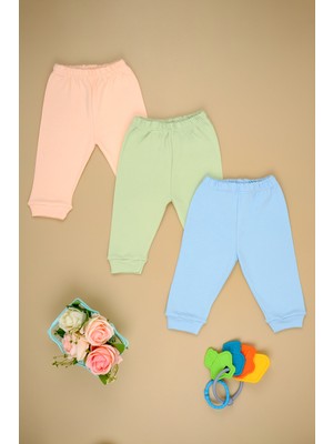Bebe Tospik 3/'lu Pamuklu Yumuşak Kız - Erkek Bebek Alt