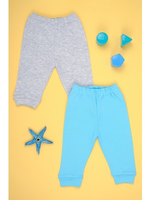 Bebe Tospik 2/'Li Pamuklu Yumuşak Kız - Erkek Bebek Alt