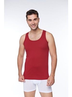 Fsm1453  Erkek Pamuklu Süprem Penye Renkli Atlet 2'li - 407