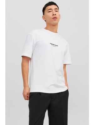 Jack & Jones Originals Jorvesterbro Pamuklu Bisiklet Yaka Relaxed Fit T Shirt Erkek T Shirt 12240121