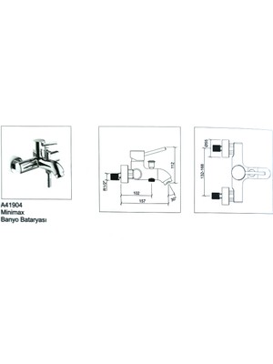 Artema Minimax Banyo Bataryası, A41904