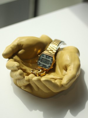 The Craft Thor Dekoratif El / Avuç Figürlü El Yapımı Beton Organizer / Kase