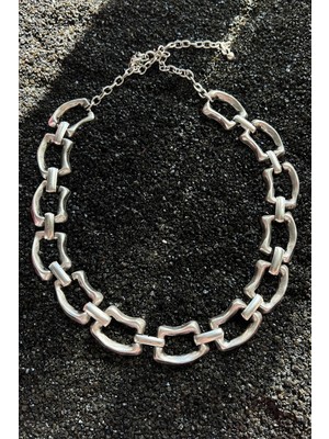 CAPO By Aytaç Yamaç Zincir Kolye Eskitme Gümüş Kaplama