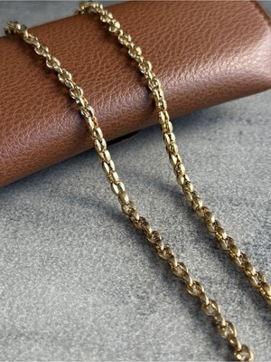 CAPO By Aytaç Yamaç 65CM Gold Renk Link Zincir Erkek Çelik Kolye
