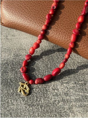 CAPO By Aytaç Yamaç Mercan Taşlı Ra Kolye Minimal Choker Kolye