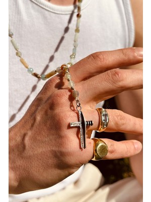 CAPO By Aytaç Yamaç Amazonit Doğal Taş Kolye