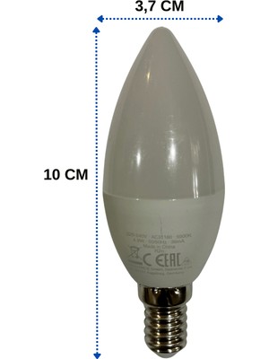 Osram 4,9W (40W) 6400K (Beyaz Işık) E14 Duylu LED Ampul (4 Adet)