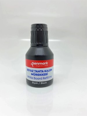 Penmark Beyaz Tahta Kalemi Mürekkebi 30ML Siyah ( Ikili)