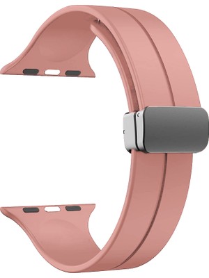 Teleplus Watch Se 2 2022 40MM Kordon Ayalanabilir Mıknatıslı Mat Silikon KRD84 Bronz