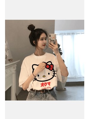 Populus Hello Kitty Kawaii Tişört