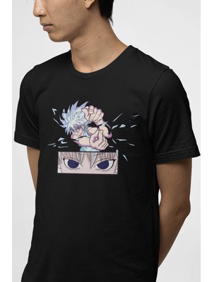 Populus Hunter x Hunter Killua Eyes Tişört