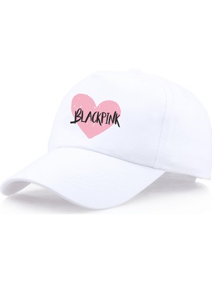 Populus Black Pink Kalp Logo Şapka