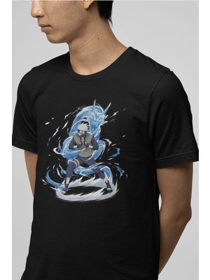 Populus Naruto Kakashi Siyah Tişört