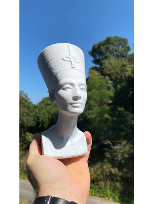 Root Made Mısır Kraliçesi Nefertiti Dekoratif Obje Kitaplık Dekor Hediyelik Biblo