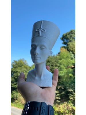 Root Made Mısır Kraliçesi Nefertiti Dekoratif Obje Kitaplık Dekor Hediyelik Biblo