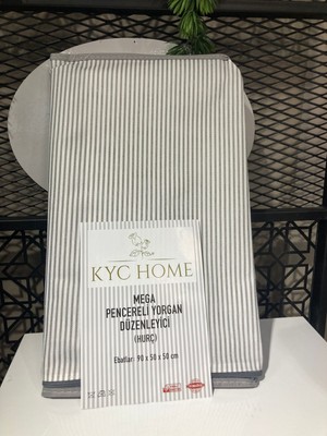 KYC Home Mega Pencereli Yorgan Düzenleyici Hurç 90X50X50 cm Ebat