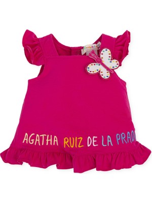 Agatha Ruiz De La Prada Kelebekli Kız Bebek Elbise