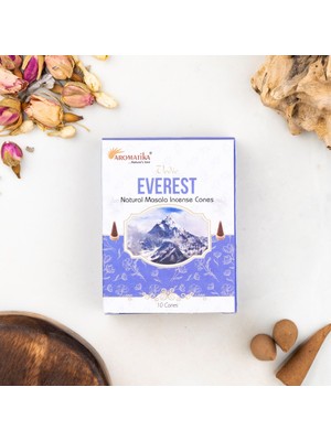 Aromatika Everest Aromalı Organik Kömürsüz Konik Tütsü