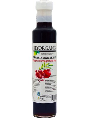 Beyorganik Organik Nar Ekşisi 350Gr Türkiye Menşeli Doğal Aromalı Ürün