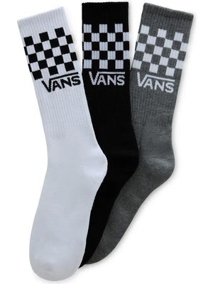 Vans Classic Check Crew Damalı Çok Renkli Çorap